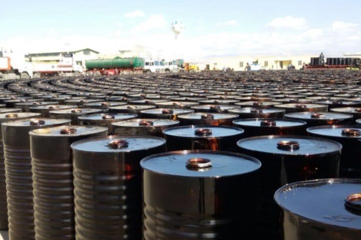 Drums of Straight Run Bitumen 60/70 and 80/100 ready for dispatch